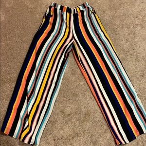 Colorful striped pants